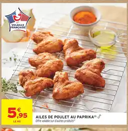 Intermarché Hyper Ailes de poulet au paprika offre