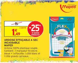 Intermarché Hyper Maped ardoise effaçable à sec incassable offre
