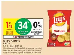 Intermarché Hyper Lay's chips nature offre