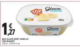 Intermarché Express Top budget bac glacé goût vanille offre
