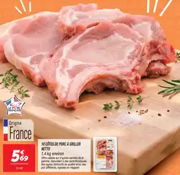 Netto 10 côtes de porc à griller offre