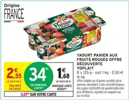 Intermarché Yoplait yaourt panier aux fruits rouges offre découverte offre