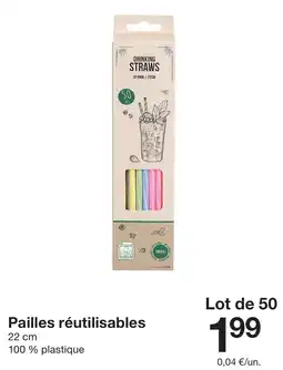 Zeeman DRINKING STRAWS offre