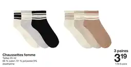 Zeeman Chaussettes femme offre