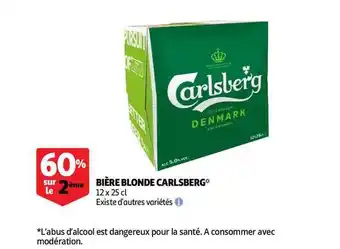 Auchan Direct Bière Blonde Carlsberg offre