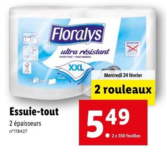 Lidl Essuie-tout offre