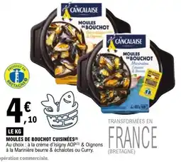 E.Leclerc La Cancalaise Moules de Bouchot offre