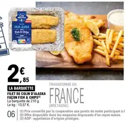 E.Leclerc Cité Marine Filet de colin d'Alaska offre