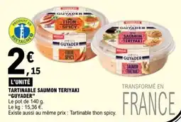 E.Leclerc GUYADER Tartinable saumon teriyaki offre