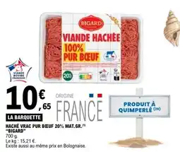 E.Leclerc BIGARD HACHÉ VRAC PUR BŒUF offre