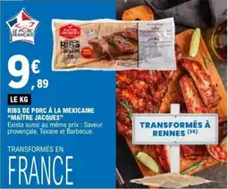 E.Leclerc Maître Jacques Ribs offre