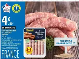 E.Leclerc Henaff Saucisses Fraîche offre