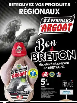 E.Leclerc D'argoat poulet fermier offre