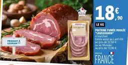 E.Leclerc Loussouarn Poitrine fumée roulée offre