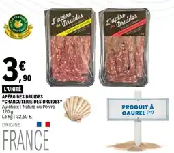 E.Leclerc Apéro des Druides charcuiterie des druides offre