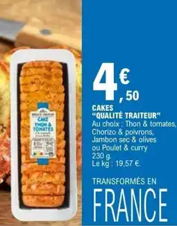 E.Leclerc Cakes Qualité Traiteur offre