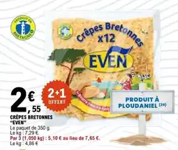 E.Leclerc EVEN Crêpes Bretonnes offre