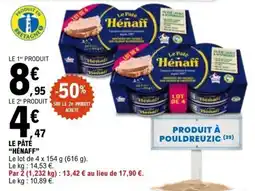 E.Leclerc Le Pâté Hénaff offre