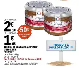 E.Leclerc Hénaff Terrine de Campagne offre