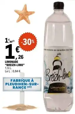 E.Leclerc Breizh-limo Limonade offre