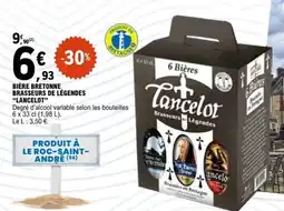 E.Leclerc Lancelot Bière bretonne brasseurs de legendes offre