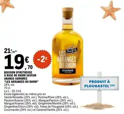 E.Leclerc Brez'Z'ile LES ARRANGÉS DU RHUM ANANAS offre