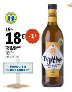 E.Leclerc PASTIS BRETON TY JAUNE offre