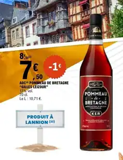 E.Leclerc Aoc pommeau de bretagne gilles leizour offre