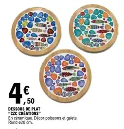 E.Leclerc CZC CRÉATIONS DESSOUS DE PLAT offre