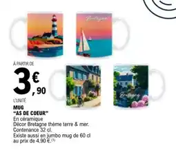 E.Leclerc MUG AS DE COEUR offre