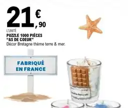 E.Leclerc As de coeur puzzle offre