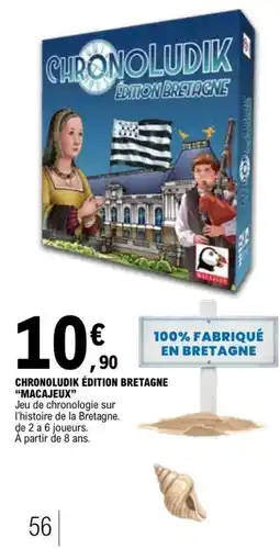 E.Leclerc Chronoludik édition bretagne "macajeux" offre
