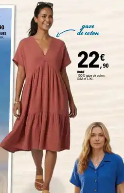 E.Leclerc ROBE gaze de coton offre