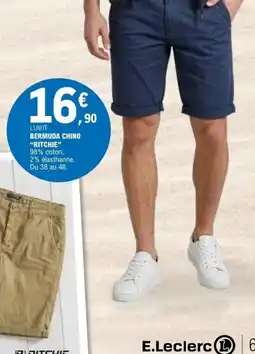 E.Leclerc RITCHIE BERMUDA CHINO offre