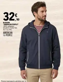 E.Leclerc American people blouson offre