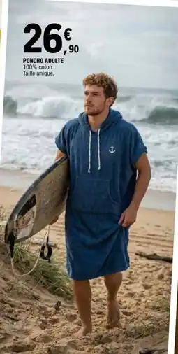E.Leclerc PONCHO ADULTE offre