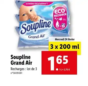 Lidl Soupline Grand Air offre