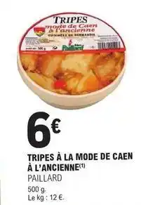 E.Leclerc Paillard - tripes à la mode de caen à l'ancienne offre