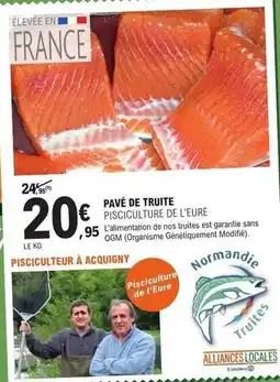E.Leclerc E.leclerc - pavé de truite offre