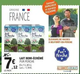 E.Leclerc E.leclerc - lait demi-écrémé offre