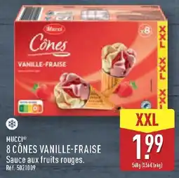 ALDI MUCCI CÔNES VANILLE-FRAISE offre