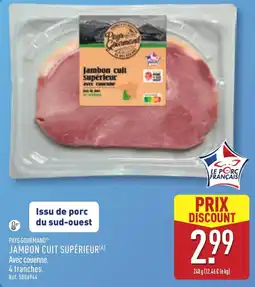 ALDI PAYS GOURMAND JAMBON CUIT SUPÉRIEUR offre