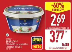 ALDI CUCINA BURRATA offre