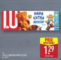 ALDI LU LULU L'OURSON PAPPA EXTRA offre