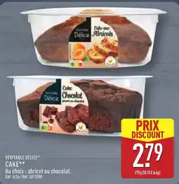 ALDI VÉRITABLE DÉLICE CAKE offre