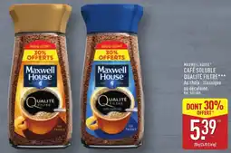 ALDI Maxwell House Café soluble offre