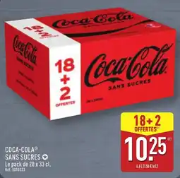 ALDI Coca-Cola SANS SUCRES offre