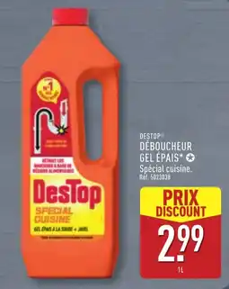ALDI Destop Déboucheur Gel Épais Spécial Cuisine offre