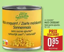 ALDI ALL SEASONS MAÏS CROQUANT offre