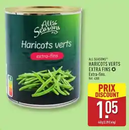 ALDI ALL SEASONS Haricots verts extra-fins offre